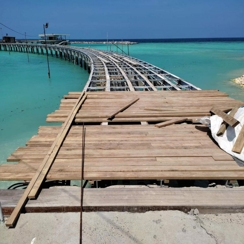 Intercontinental resort at Maamungau Maldives