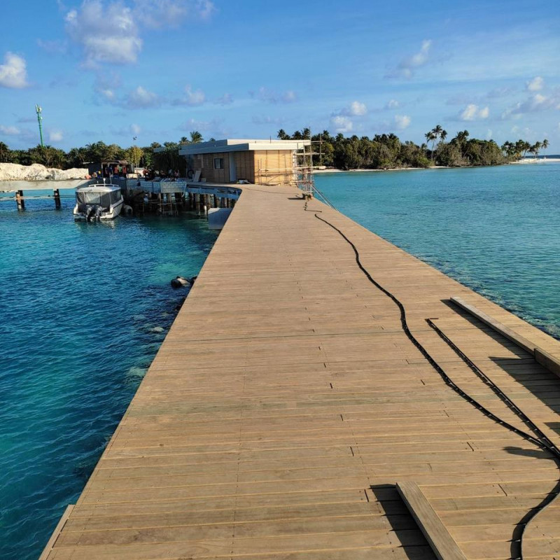 Intercontinental resort at Maamungau Maldives